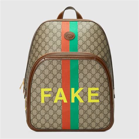 not fake gucci backpack|knock off Gucci luggage set.